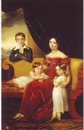 George Dawe maria yak naryshkina with children by g dawe Art A4 Photo Print