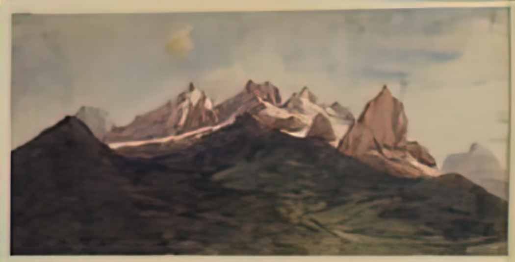 George Frederick Watts alpine landscape(1) Art A4 Photo Print UK