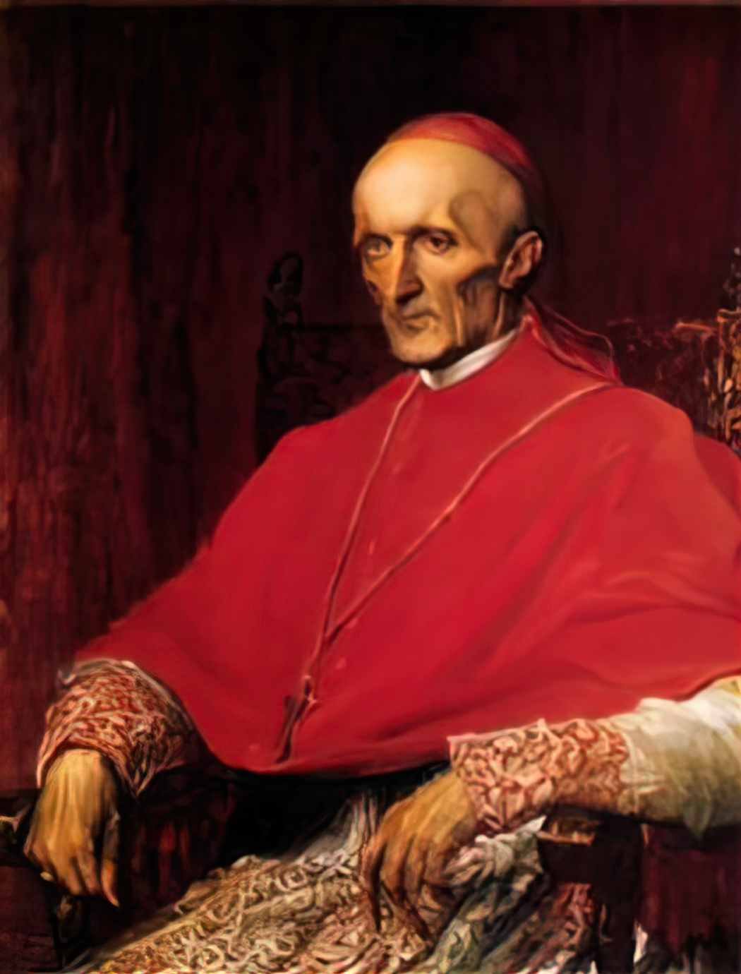 George Frederick Watts cardinal manning 1882(1) Art A4 Photo Print UK