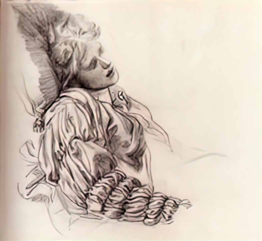George Frederick Watts ellen terry asleep(1) Art A4 Photo Print UK