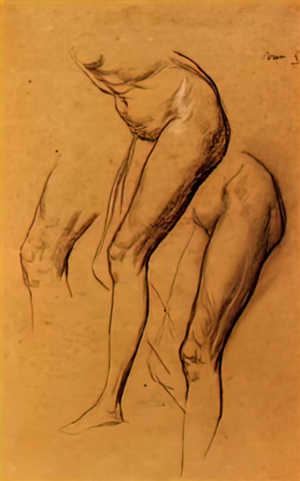 George Frederick Watts nude studies of long mary(1) Art A4 Photo Print UK