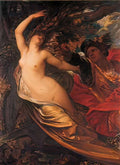 George Frederick Watts orlando pursuing the fata morgana 18481 Art A4 Photo Print