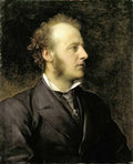 George Frederick Watts portrait of sir john everett millais 1871(1) Art A4 Photo Print UK