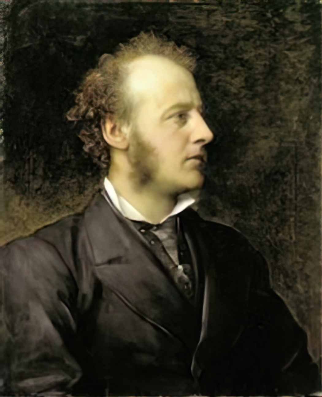 George Frederick Watts portrait of sir john everett millais 1871(1) Art A4 Photo Print UK