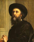 George Frederick Watts self portrait 1864 Art A4 Photo Print UK