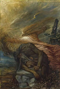George Frederick Watts the death of cain Art A4 Photo Print UK