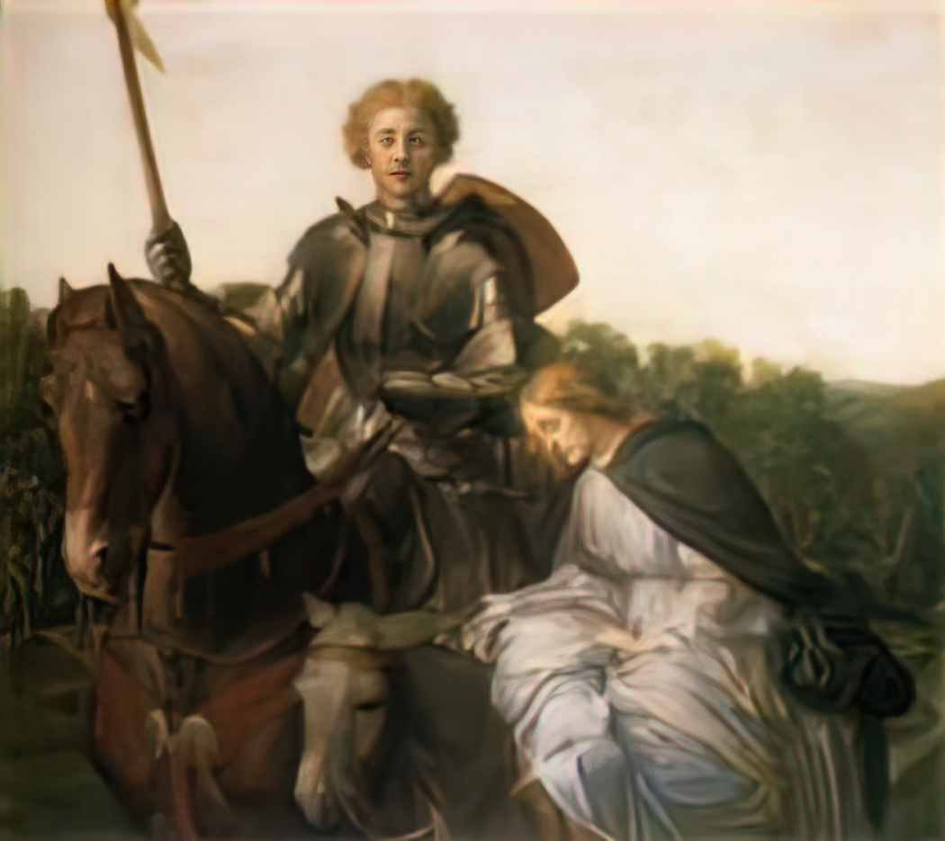 George Frederick Watts una and the red cross knight Art A4 Photo Print UK