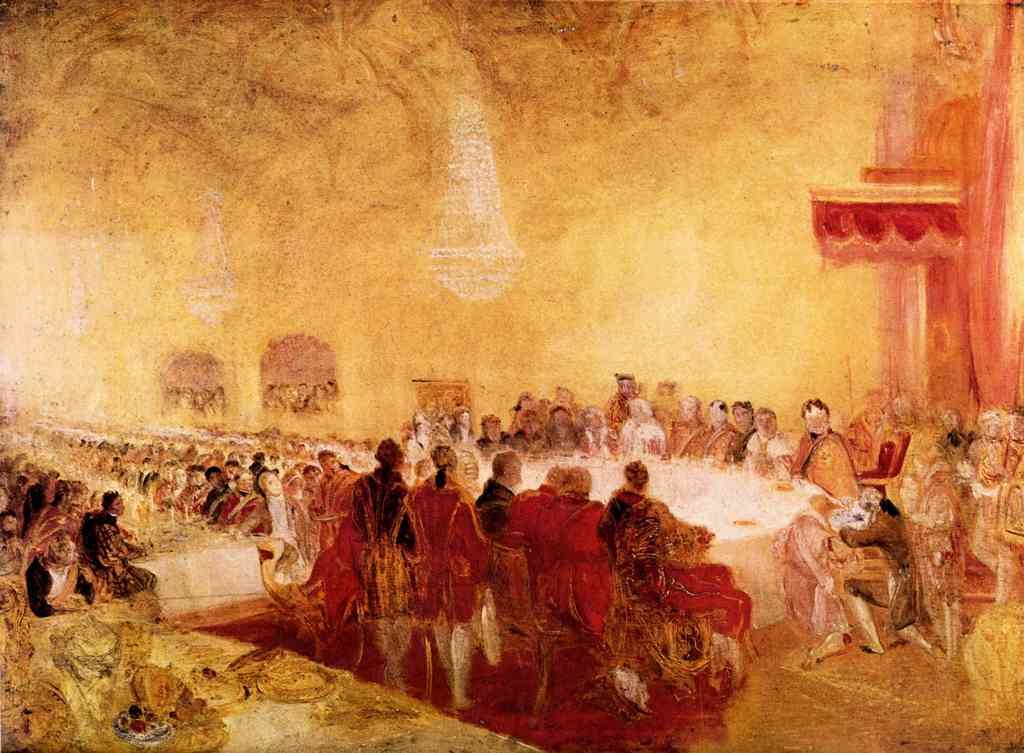 George Iv At Banquet In Edinburgh Joseph Mallord Turner A4 Photo Print