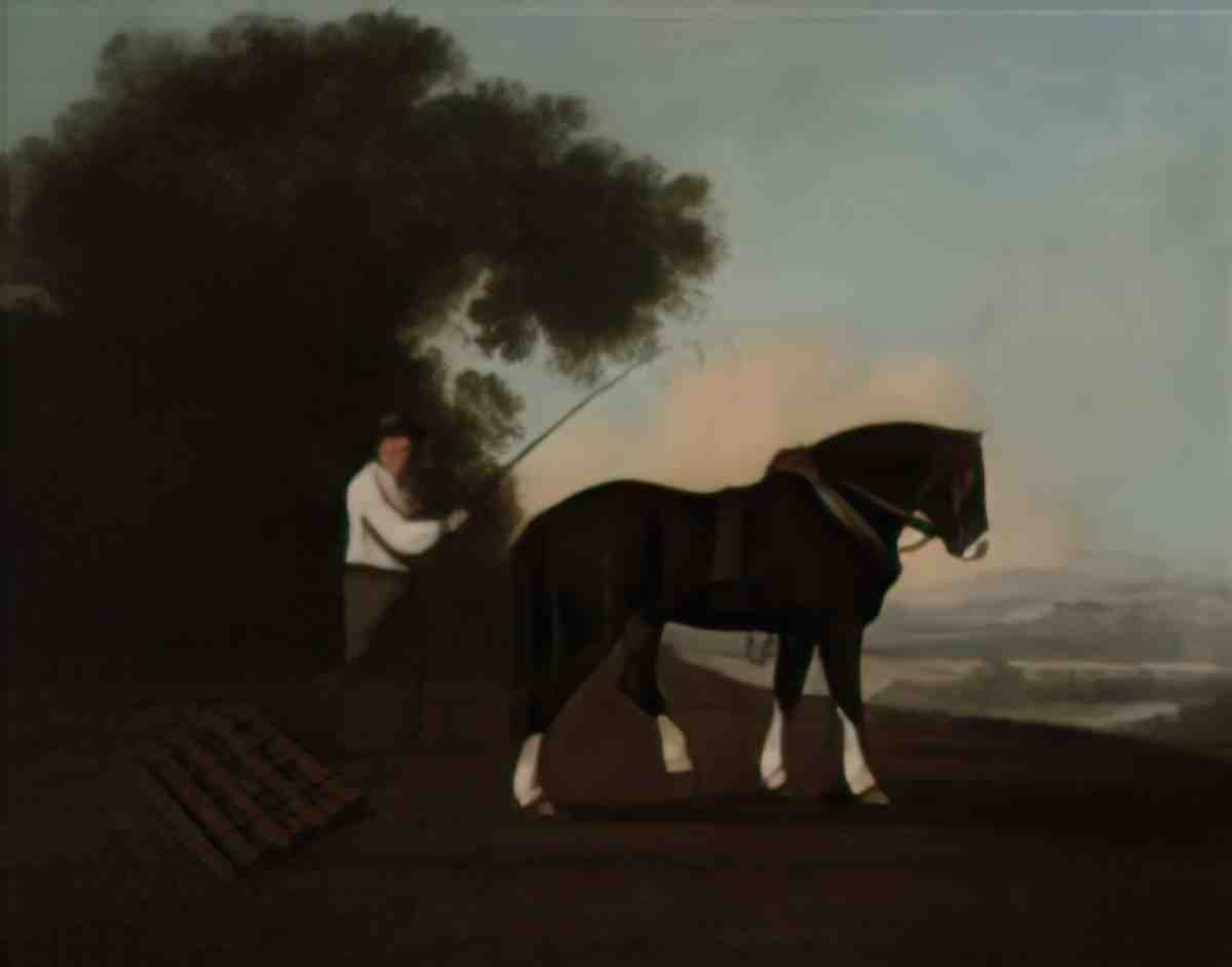 George Stubbs a chestnut racehorse Art A4 Photo Print
