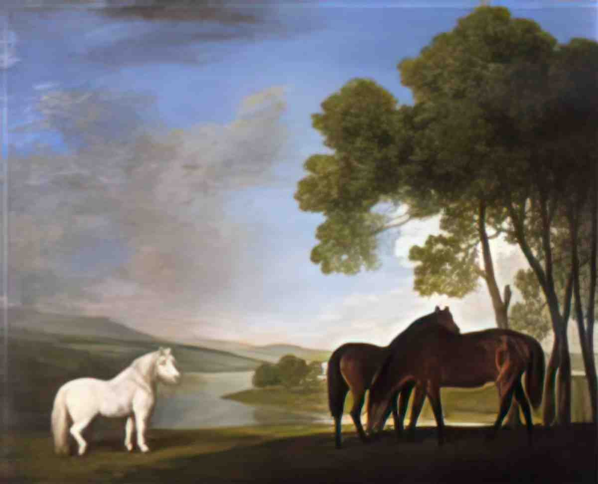 George Stubbs a huntsman and a gentleman with their hounds Art A4 Photo Print