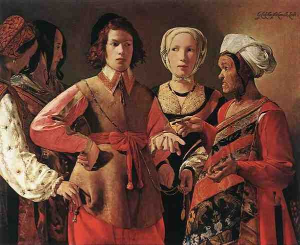 Georges De La Tour Fortune Teller 5 A4 Photo Print