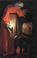 Georges De La Tour Job Mocked By His Wife 5 A4 Photo Print