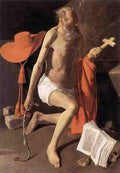 Georges De La Tour Penitent St Jerome 5 A4 Photo Print