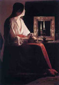 Georges De La Tour The Penitent Magdalen 5 A4 Photo Print