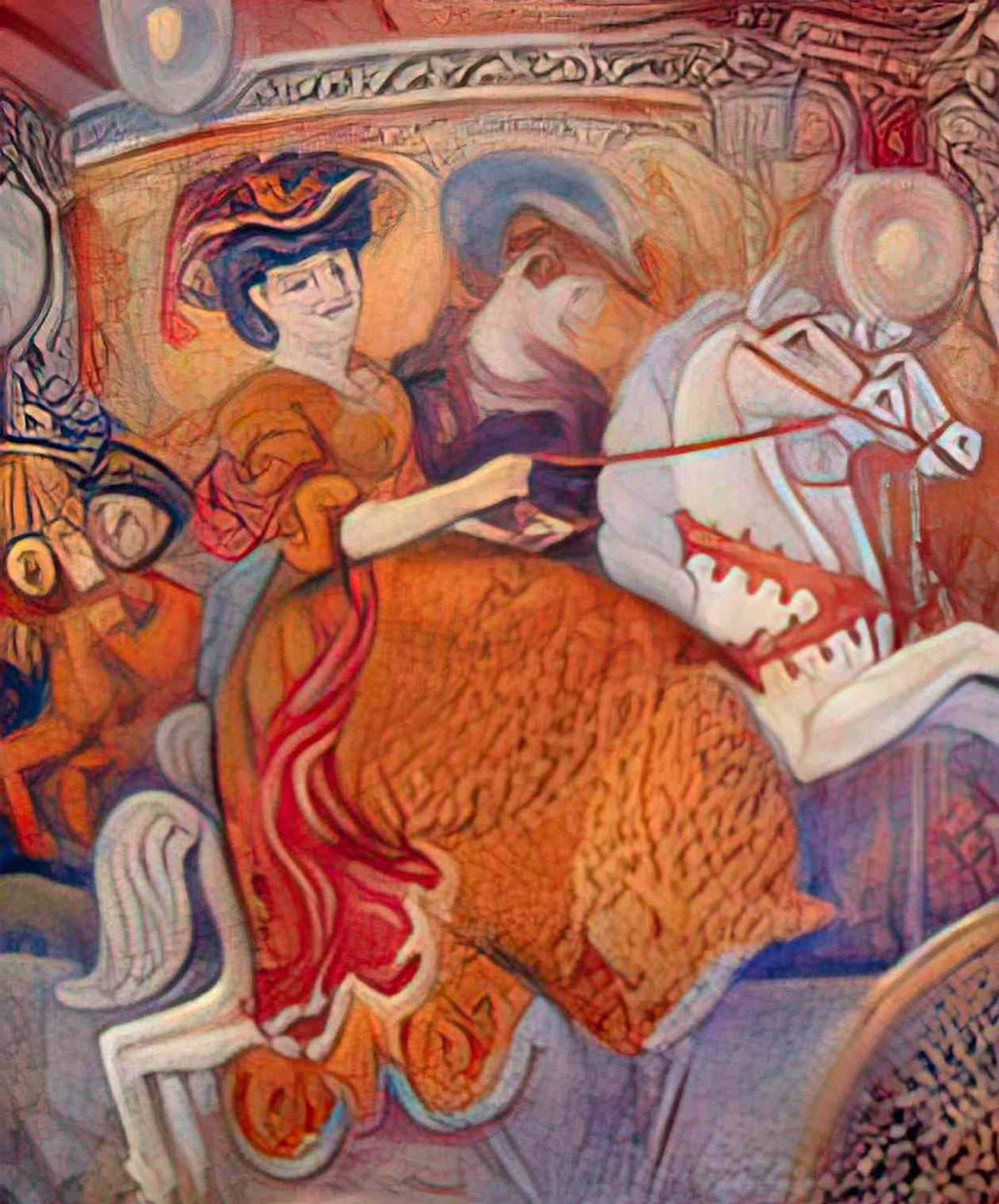 Georges Lemmen carnival the carousel Art A4 Photo Print