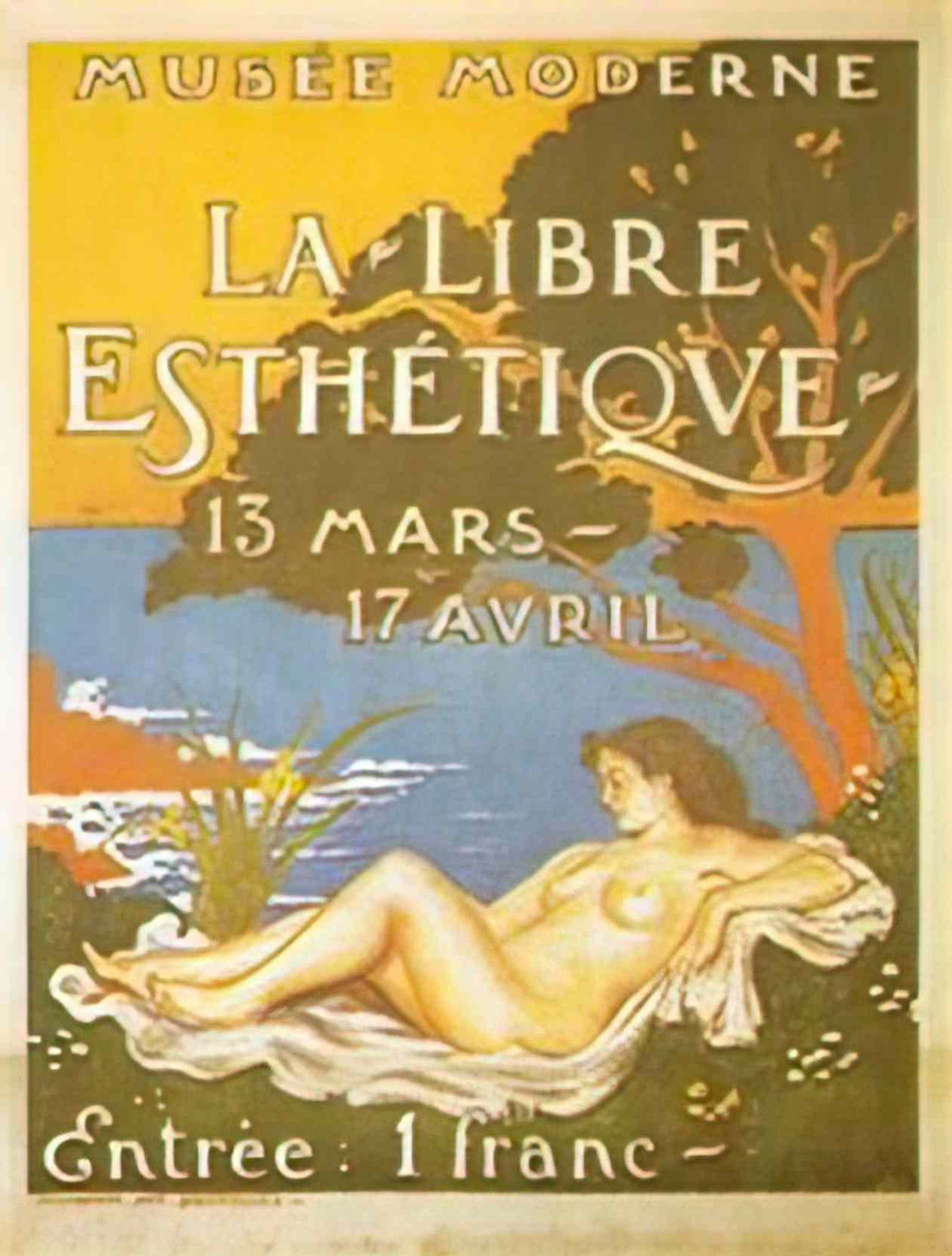 Georges Lemmen exhibition poster for la libre esth tique 1910 Art A4 Photo Print