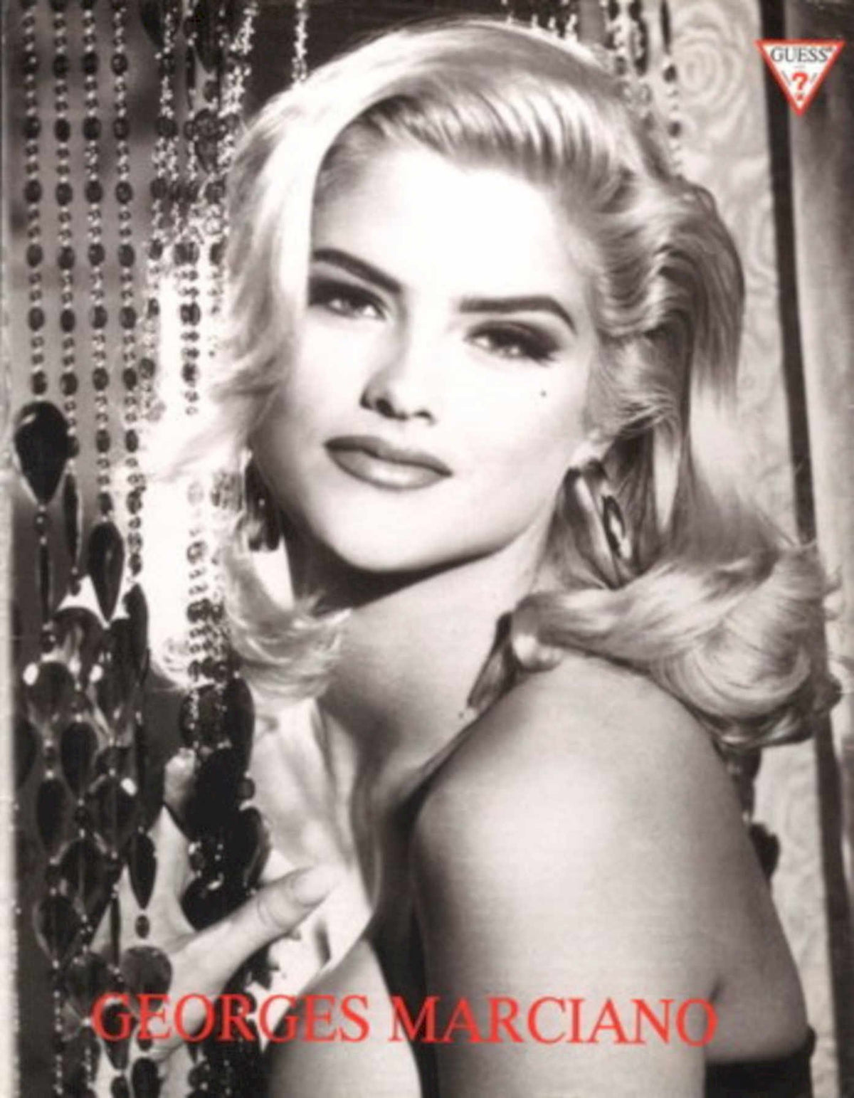 Georges Marciano Blonde 1990s Vintage Retro Advert
