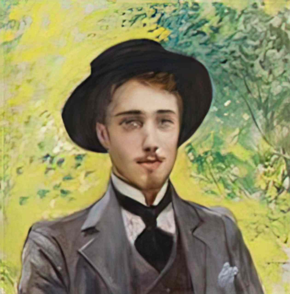 Georges Rochegrosse georges rochegrosse portrait 1900 Art A4 Photo Print