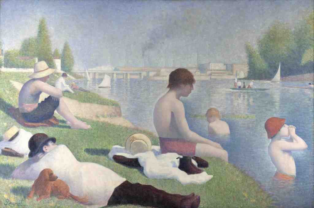 Georges Seurat Bathers at Asnieres A4 Photo Print