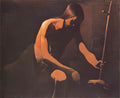 Georges de la Tour st john the baptist in the desert 1651 Art A4 Photo Print