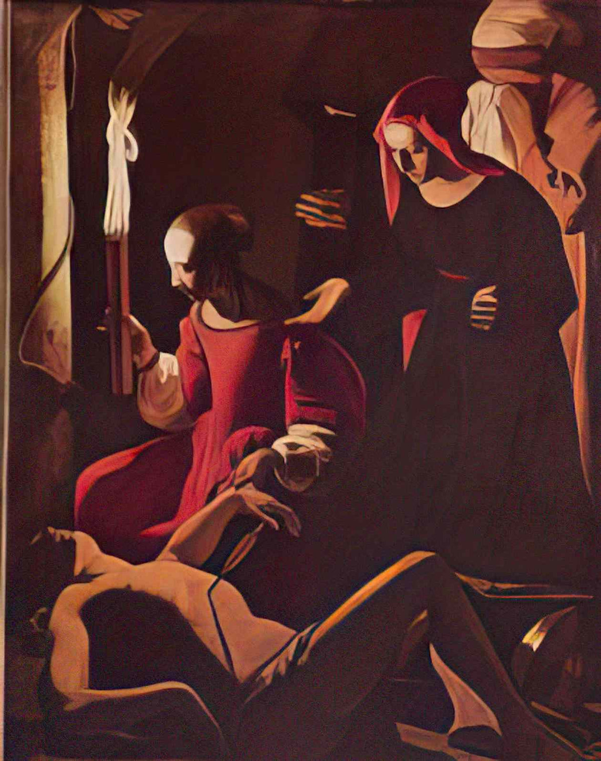 Georges de la Tour st sebastian tended by st irene Art A4 Photo Print