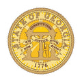 Georgia Seal N4038 A4 Photo Print