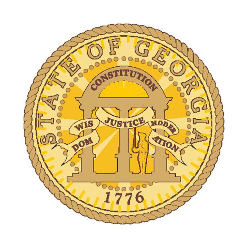 Georgia Seal N4038 A4 Photo Print
