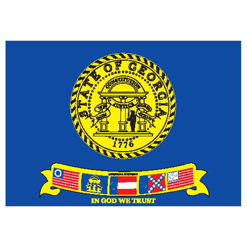 Georgia2001 Flag N4037 A4 Photo Print