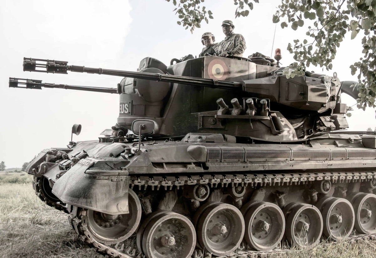 Gepard Flakpanzer Self Propelled Anti Aircraft Vehicle Germany 2 A4 Photo Print