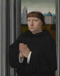 Gerard David An Augustinian Friar Praying A4 Photo Print