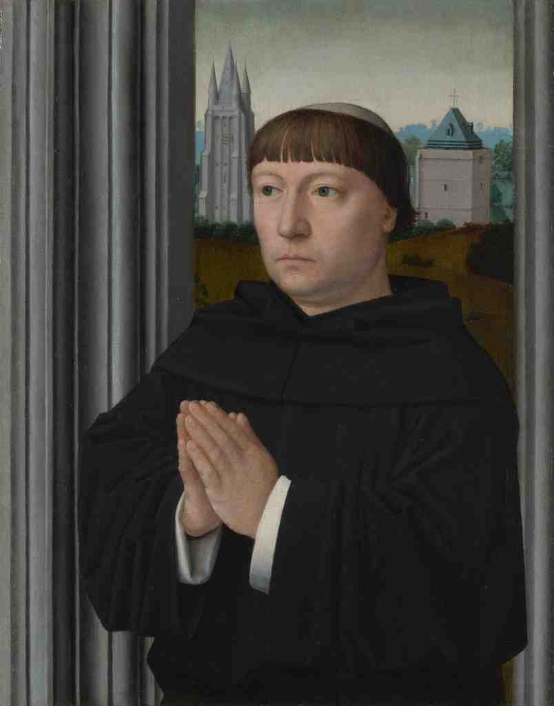 Gerard David An Augustinian Friar Praying A4 Photo Print