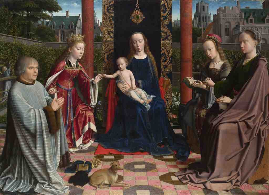 Gerard David The Virgin and Child with Saints and Donor A4 Photo Print