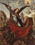 Gerard David altar of archangel michael Art A4 Photo Print