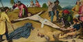Gerard David christ nailed to the cross Art A4 Photo Print