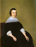 Gerard Terborch portrait of a lady Art A4 Photo Print