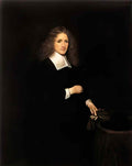 Gerard Terborch portrait of a young man 1670 Art A4 Photo Print