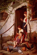 Gerard Theodore The Farmers Children A4 Photo Print