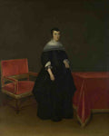 Gerard ter Borch Portrait of Hermanna van der Cruis A4 Photo Print