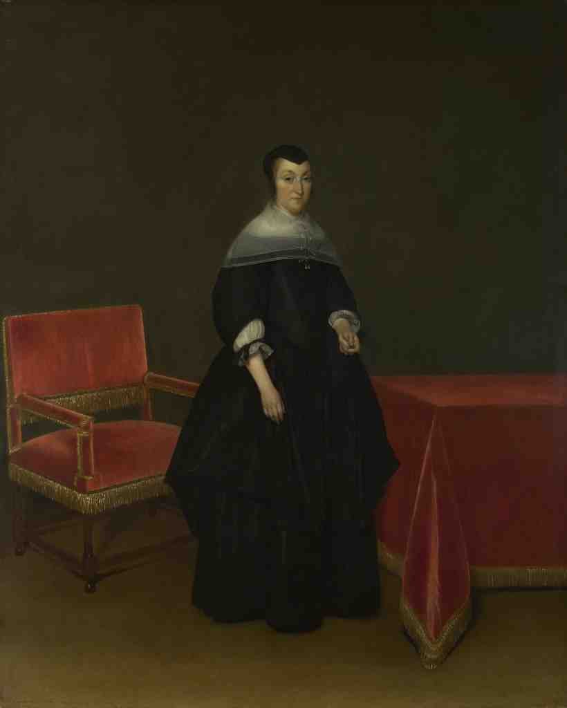 Gerard ter Borch Portrait of Hermanna van der Cruis A4 Photo Print