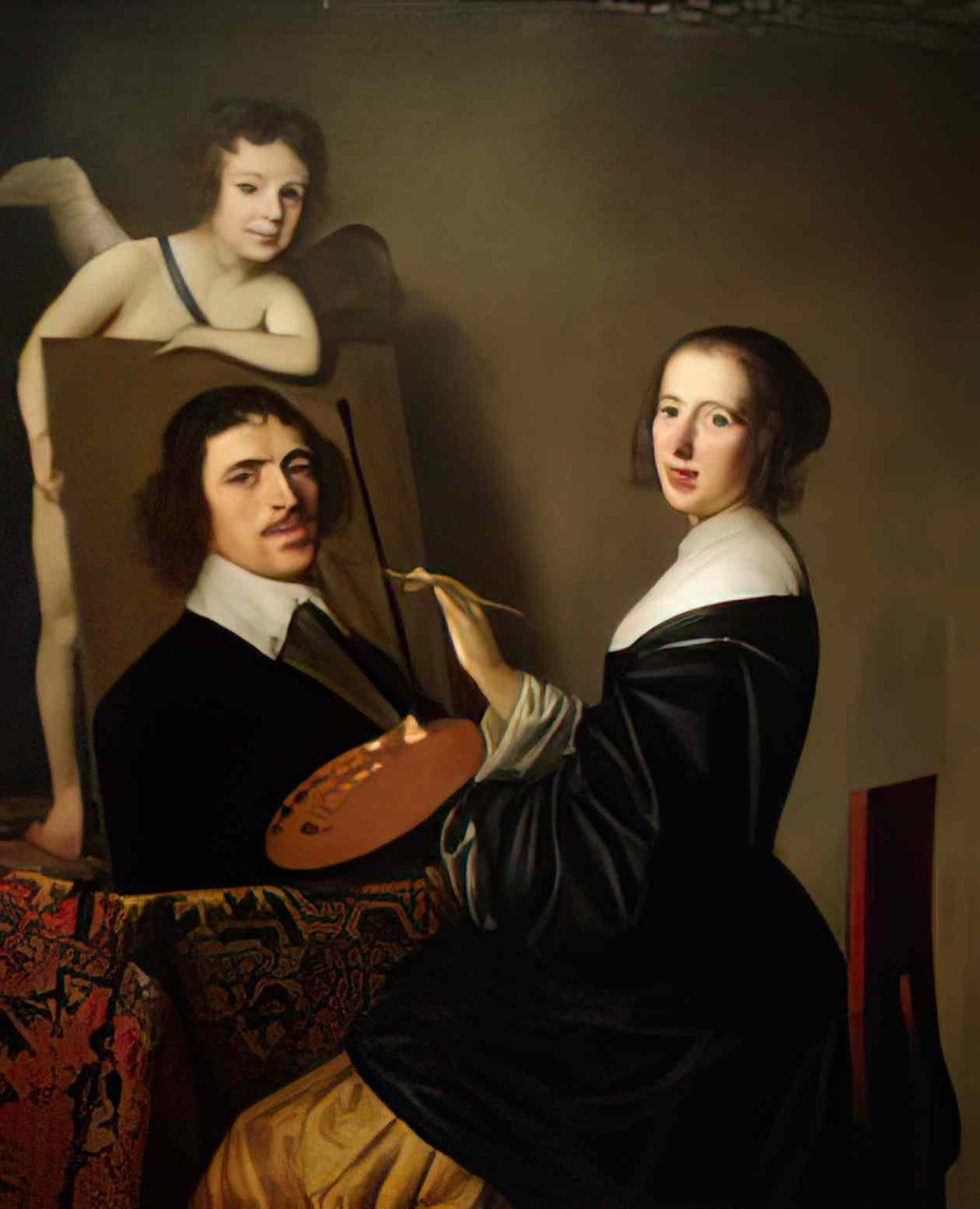 Gerard van Honthorst allegory of painting Art A4 Photo Print