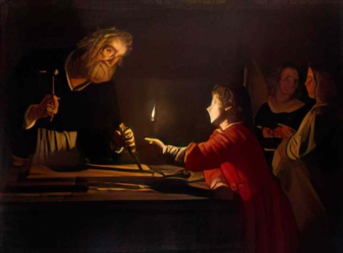 Gerard van Honthorst gerrit van honthorst childhood of christ wga1165 Art A4 Photo Print