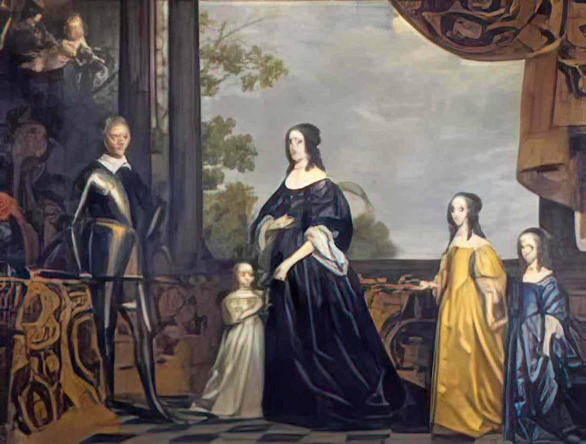 Gerard van Honthorst gerrit van honthorst frederik hendrik met famili Art A4 Photo Print