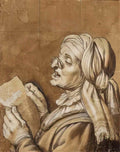 Gerard David verso of the first sketch king cambyses Art A4 Photo Print