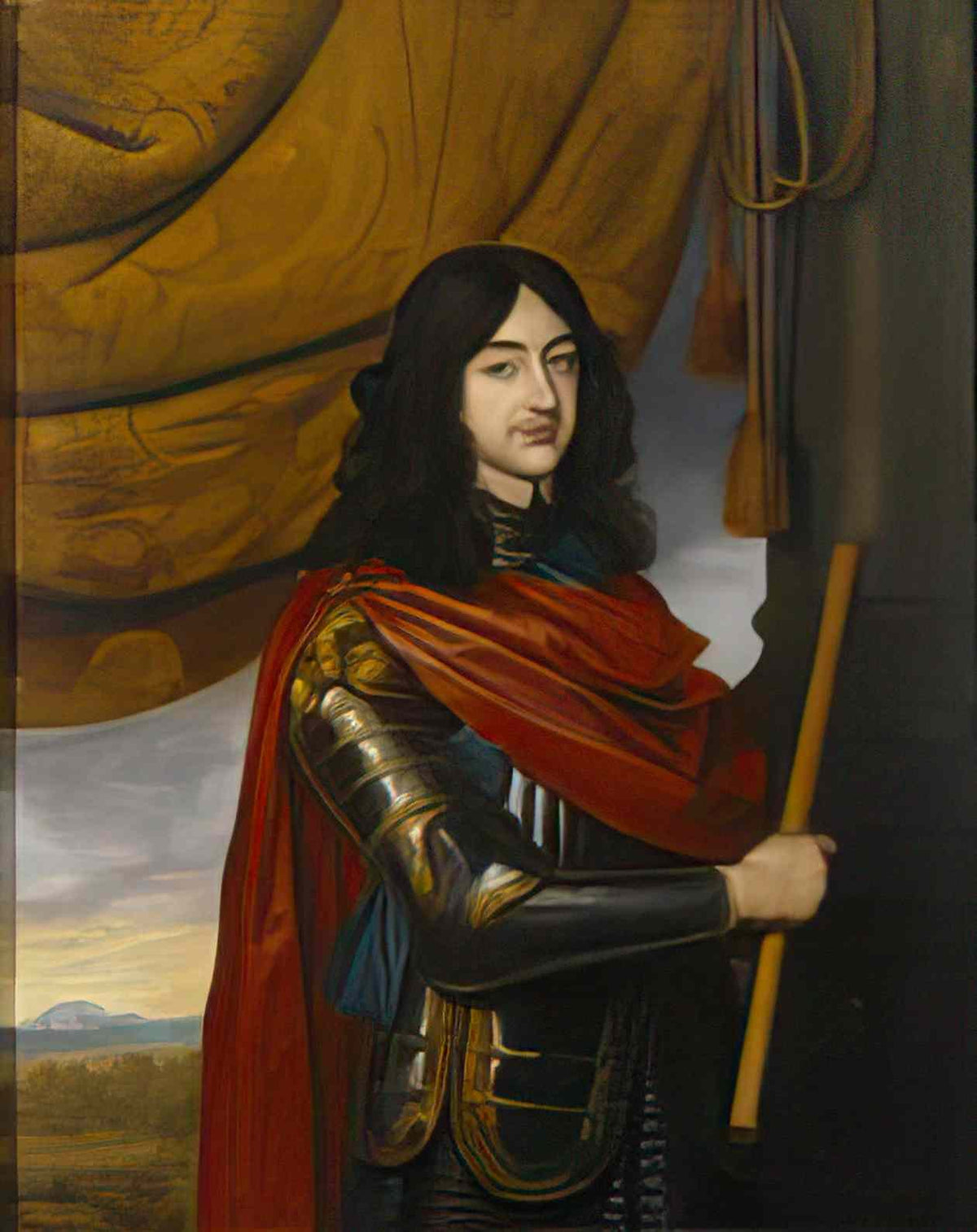 Gerard van Honthorst king charles ii 1630 1685 as a young man in exil Art A4 Photo Print