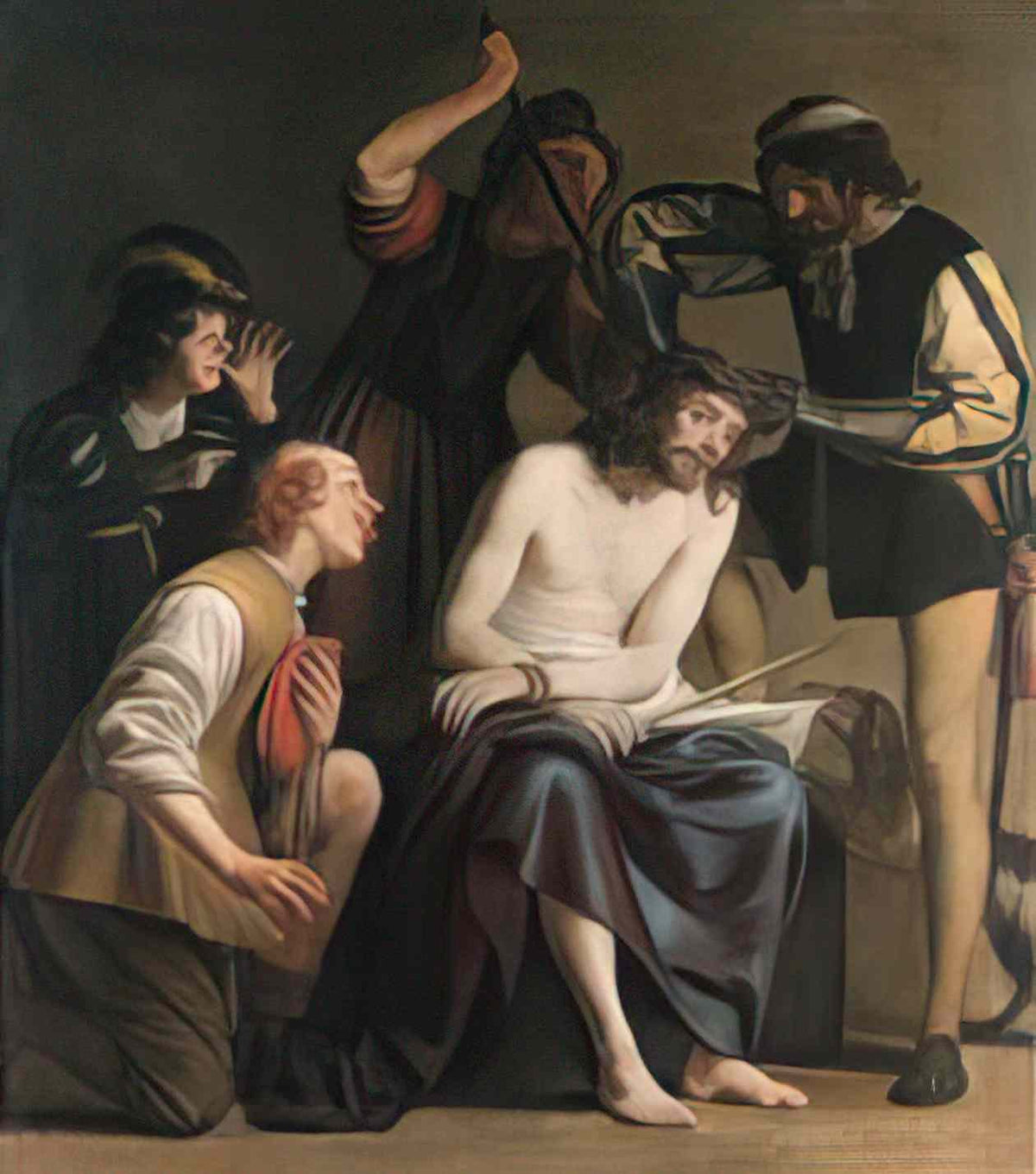 Gerard van Honthorst studio of gerard van honthorst the mocking of ch Art A4 Photo Print