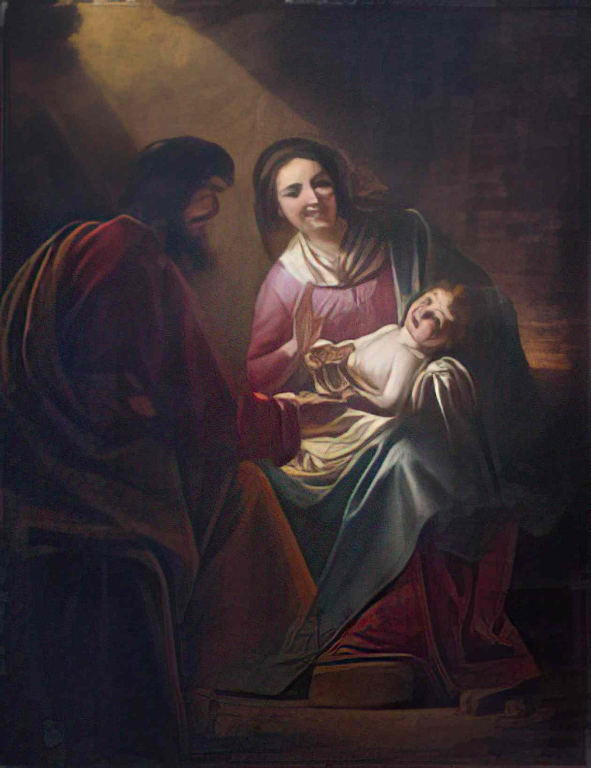 Gerard van Honthorst the holy family by gerard van honthorst Art A4 Photo Print