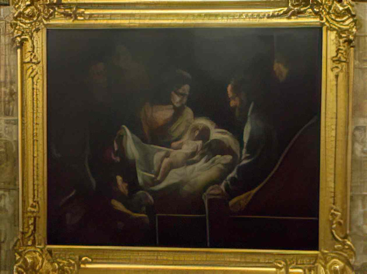 Gerard van Honthorst the nativity by gherard delle notti in exeter ca Art A4 Photo Print