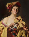 Gerard van Honthorst amalie elisabeth von hanau m nzenberg 1602 1651 Art A4 Photo Print
