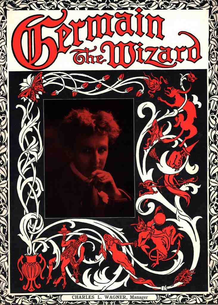 Germain Magic Magician Vintage A4 Photo Print