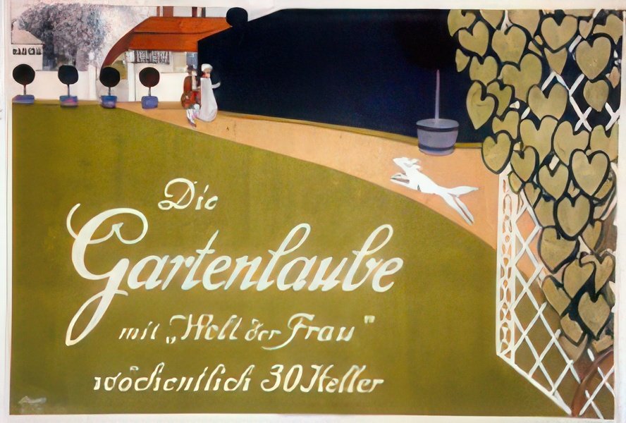 German 01576s Vintage Advert A4 Photo Print